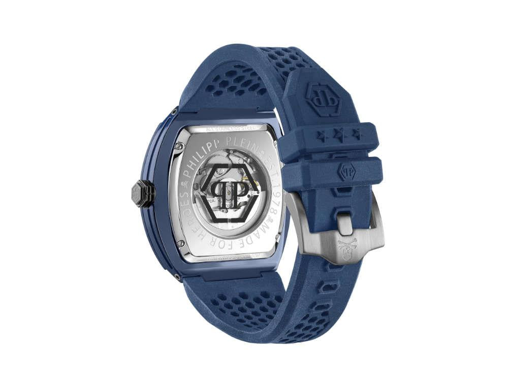 Reloj Automático Philipp Plein The Skeleton Ecoceramic, Azul, 44 mm, PWVBA0323