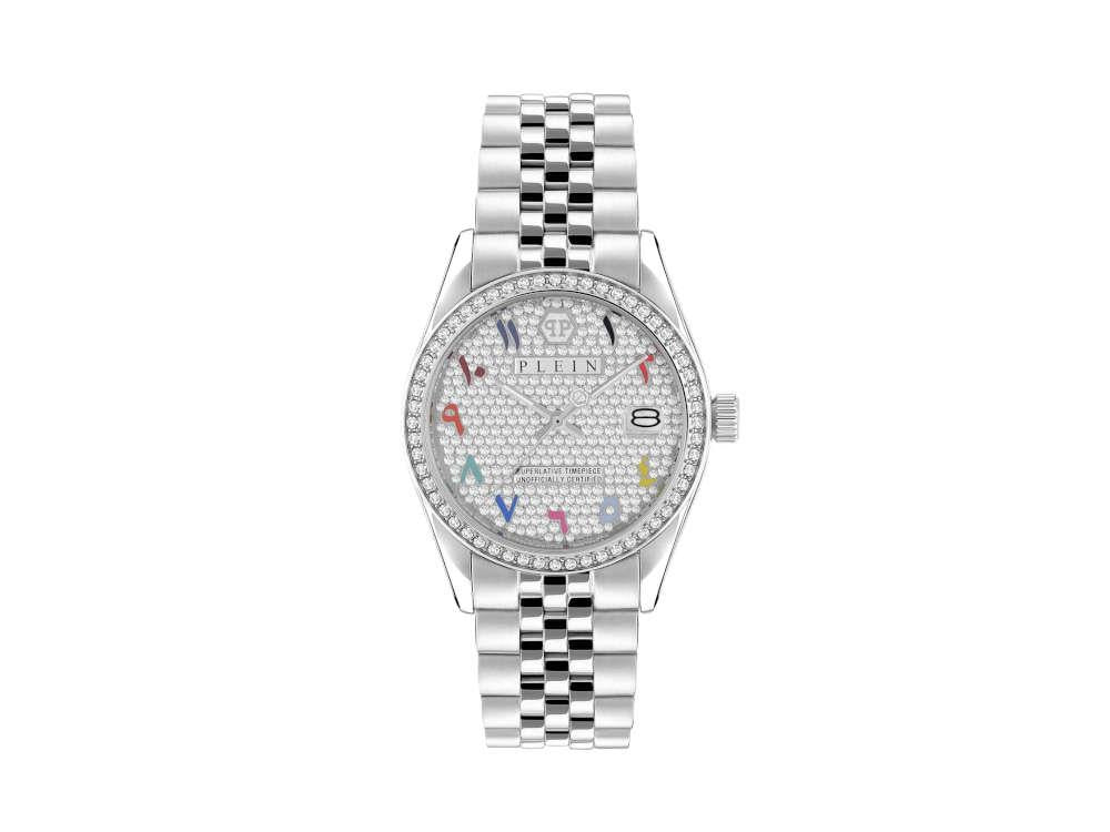 Reloj de Cuarzo Philipp Plein Date Superlative, Blanco, 34 mm, PWYAA0723