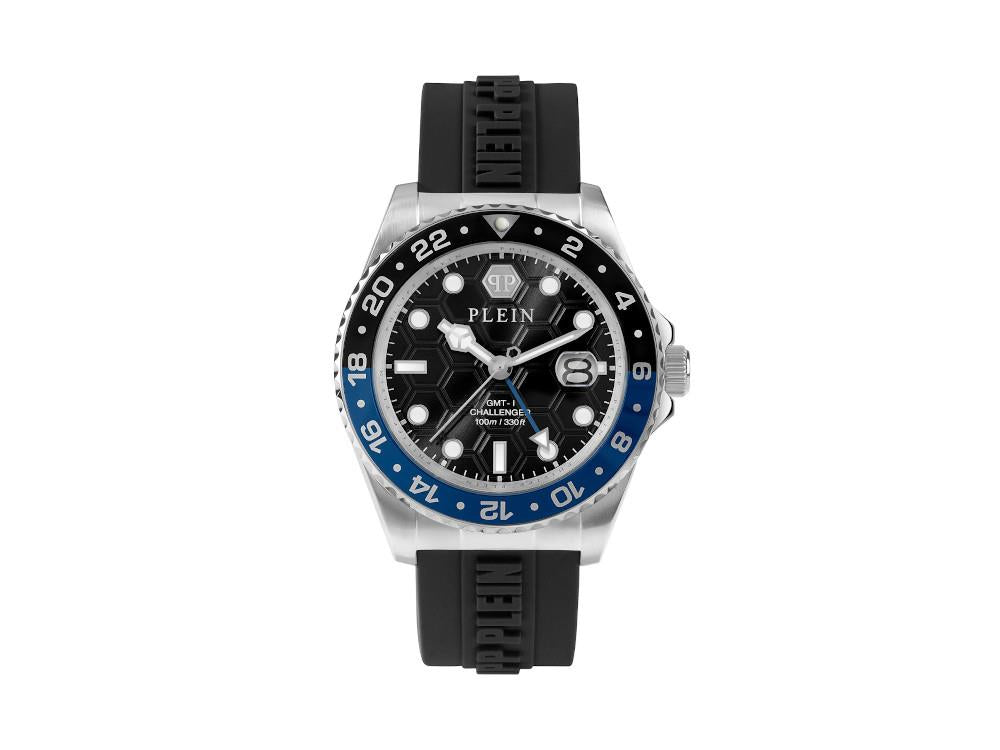 Reloj de Cuarzo Philipp Plein GMT-I Challenger, Negro, 44 mm, PWYBA0123