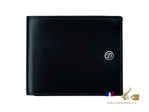 Cartera S.T. Dupont Line D, Negro, Piel, 8 Tarjetas, 180003