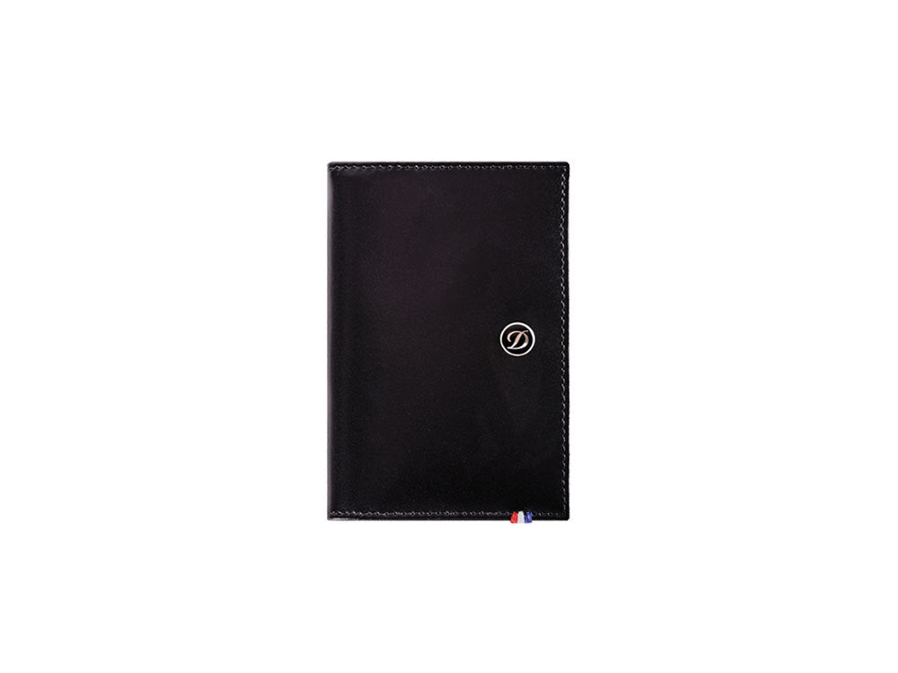 Tarjetero S.T. Dupont Line D, Piel, Negro, 2 Tarjetas, 180013