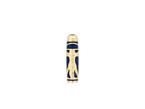 Roller S.T. Dupont Line D Vitruvian Man Animation, Azul, Oro, 412040L