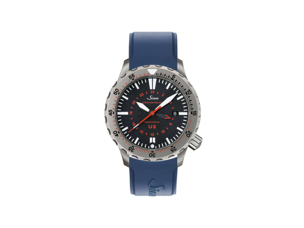 Reloj Automático Sinn U2 Diver, ETA 2893-2, 44mm, 200 atm, Negro, 1020.010 SI191