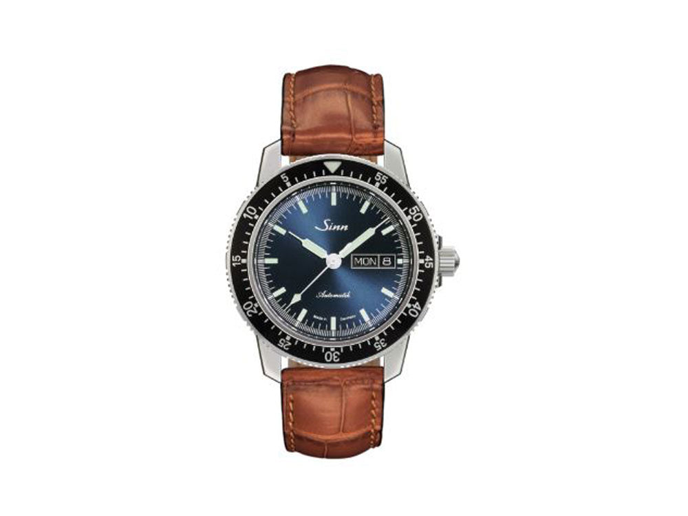 Reloj Automático Sinn 104 St Sa I B, 41mm, Correa de Aligátor, 104.013 LB14