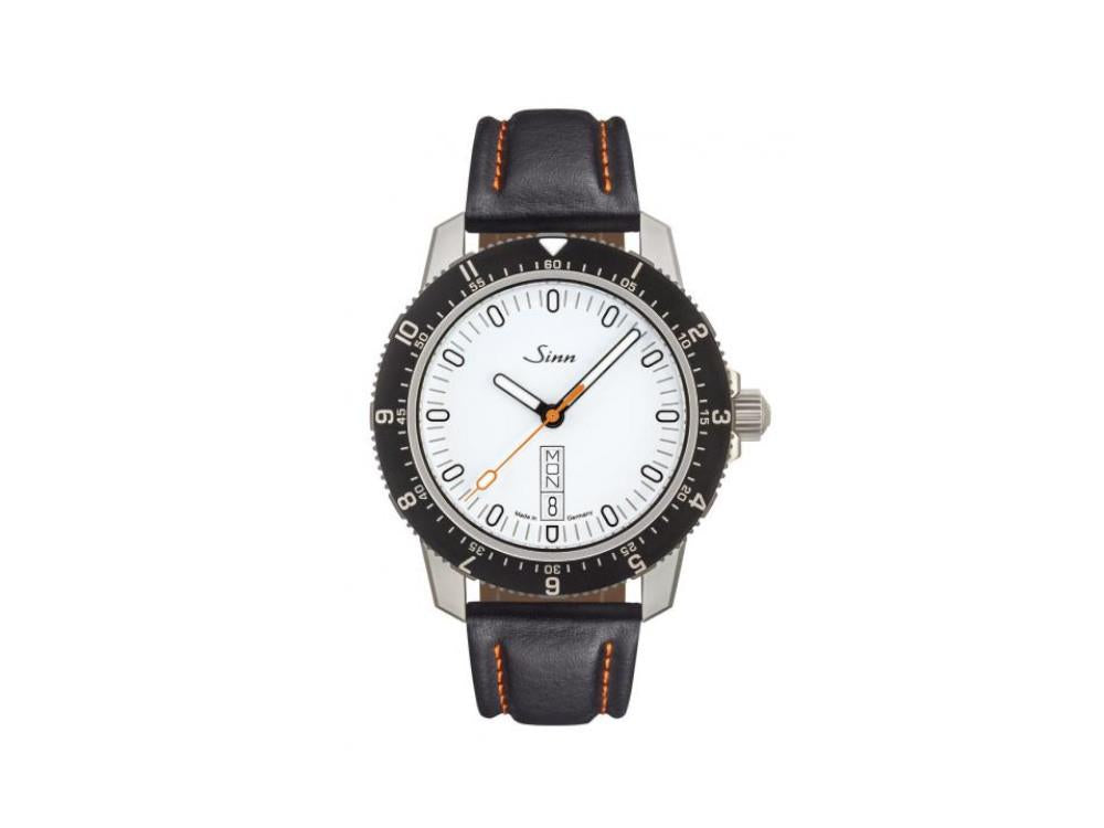 Reloj Automático Sinn 105 St Sa W, 41 mm, Blanco, Correa de piel, 105.011 LB126