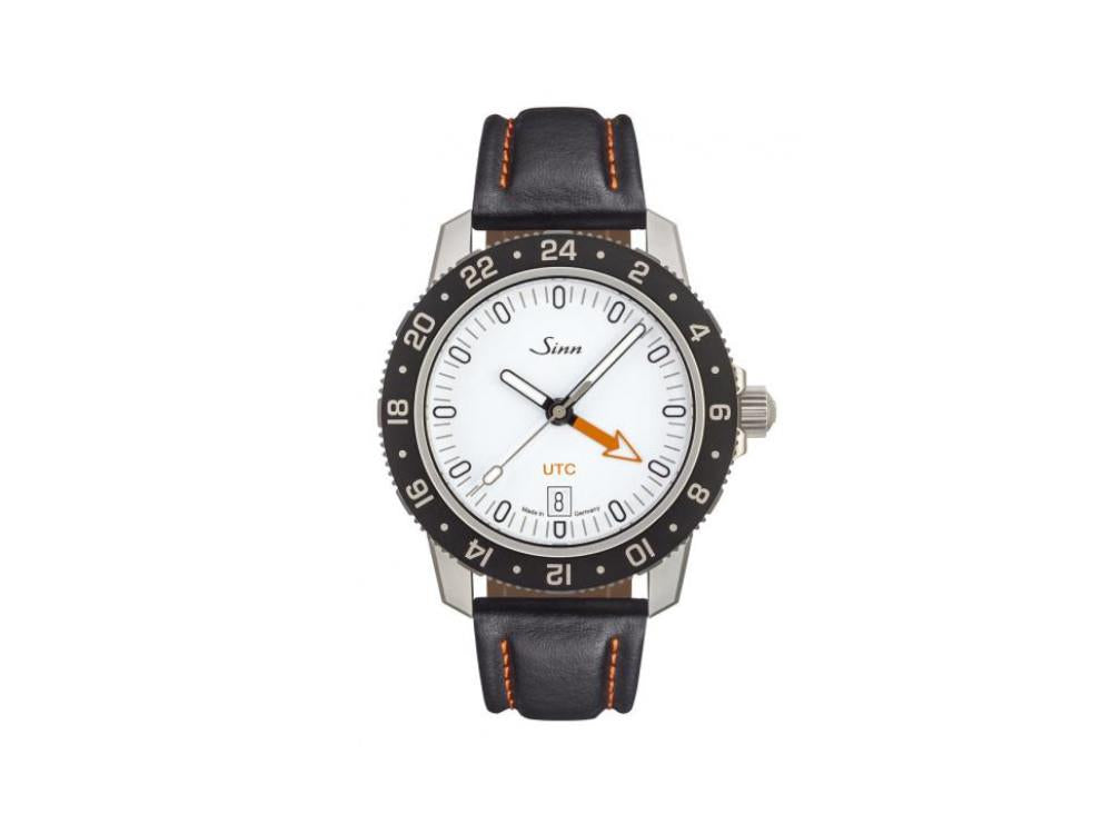 Reloj Automático Sinn 105 St Sa UTC W, Blanco, Correa de piel, 105.021 LB126