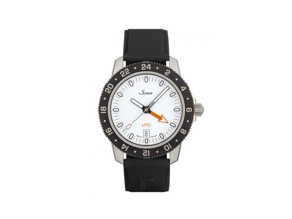 Reloj Automático Sinn 105 St Sa UTC W, Blanco, Correa de silicona, 105.021 SI50