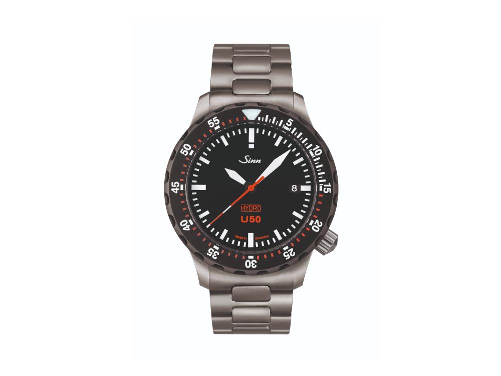 Reloj Automático Sinn U50 HYDRO SDR , Ronda 715, Acero satinado 1051.040 MB