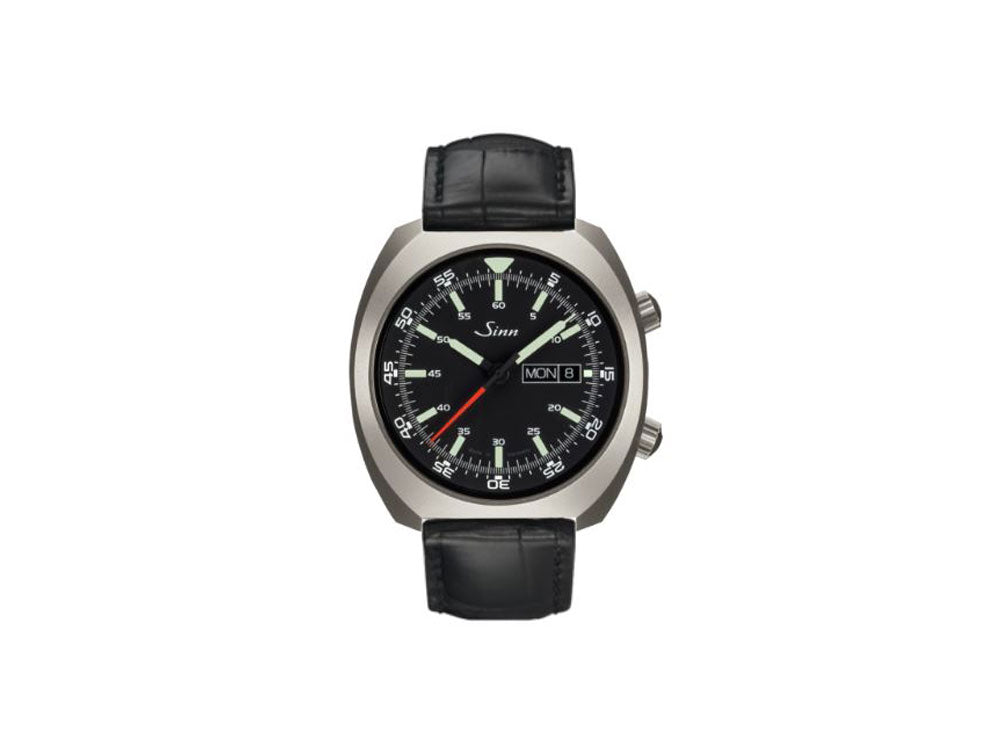 Reloj Automático Sinn 240 St, Acero inoxidable, 43 mm, Negro,  240.010 LB15