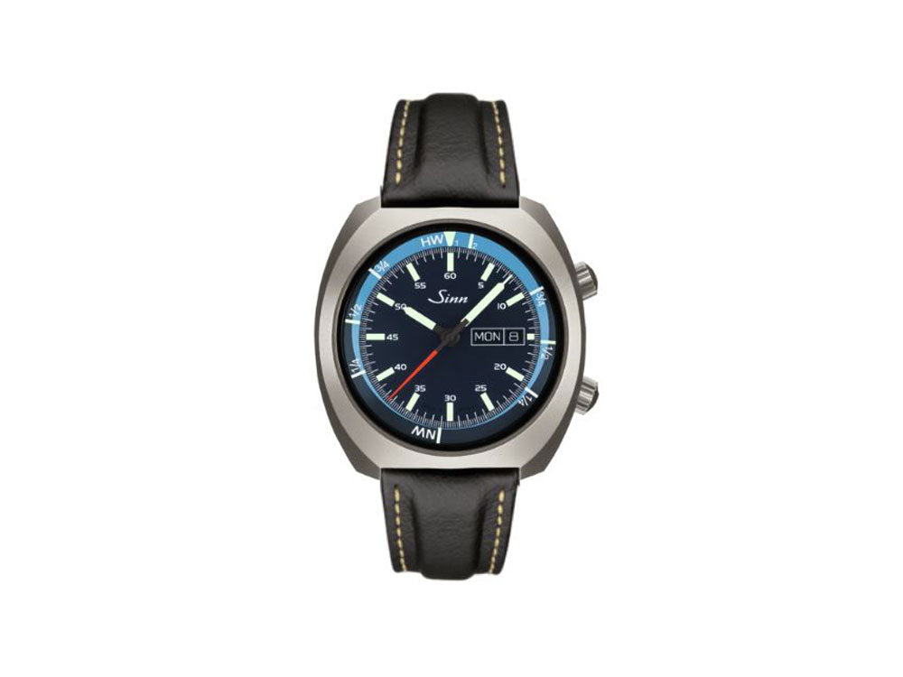 Reloj Automático Sinn 240 St GZ, Acero inoxidable, 43 mm, Azul, 240.011 LB38