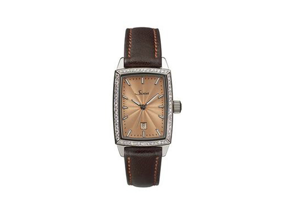 Reloj Automático Sinn 243 TW66 WG K, ETA2671, Piel, Oro blanco 18K, 243.052 LB96