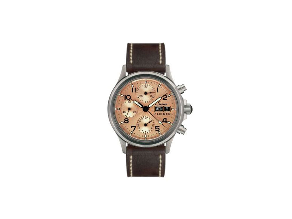 Reloj Automático Sinn 356 Sa PILOT II, Cronógrafo, 38,5mm, Marrón, 356.072 LB115