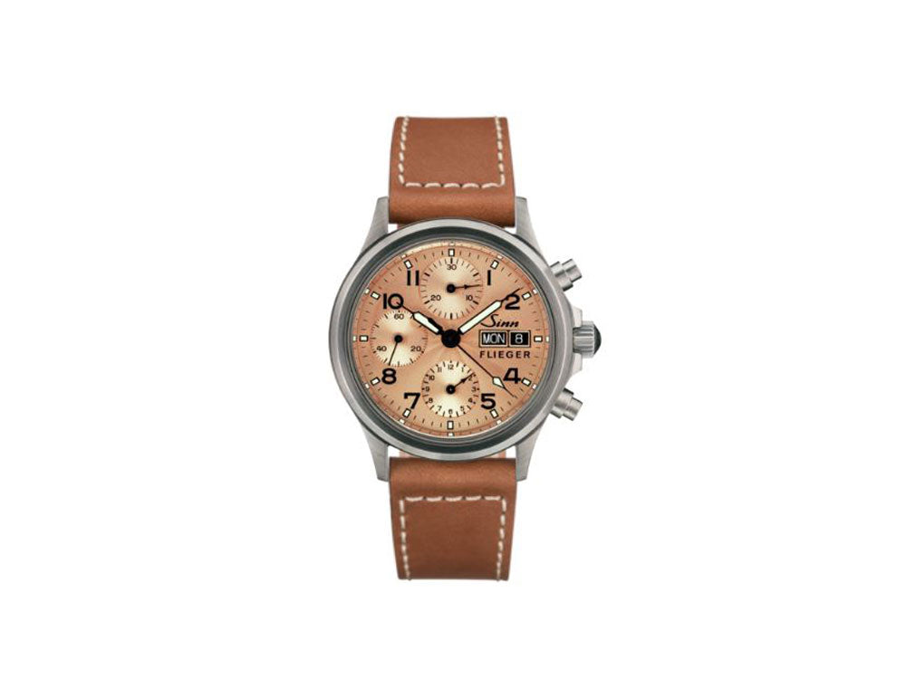 Reloj Automático Sinn 356 Sa PILOT II, Cronógrafo, 38,5mm, Marrón, 356.072 LB142