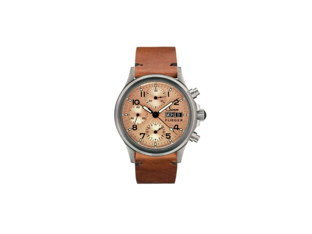 Reloj Automático Sinn 356 Sa PILOT II, Cronógrafo, 38,5mm, Marrón, 356.072 LB156