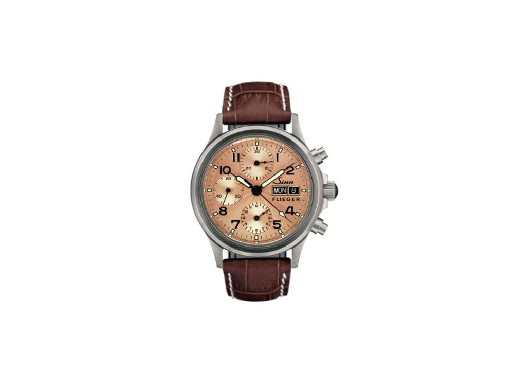 Reloj Automático Sinn 356 Sa PILOT II, Cronógrafo, 38,5mm, Marrón, 356.072 LB2