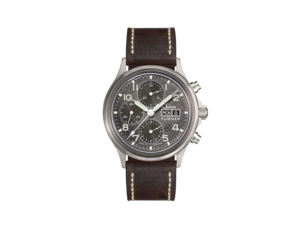 Reloj Automático Sinn 358 Sa Pilot DS, Marrón, Cronógrafo, 42 mm, 358.065 LB127