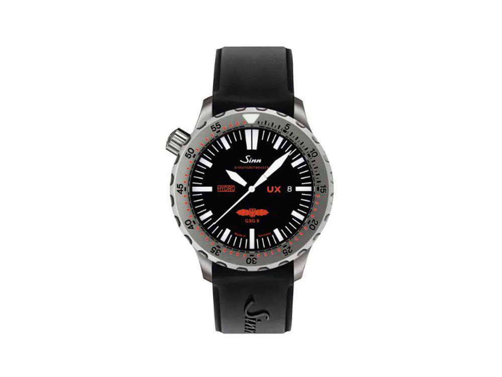 Reloj Diver Sinn UX GSG 9, ETA 955.652, 44mm, 500atm, Negro, 403.031 SI43