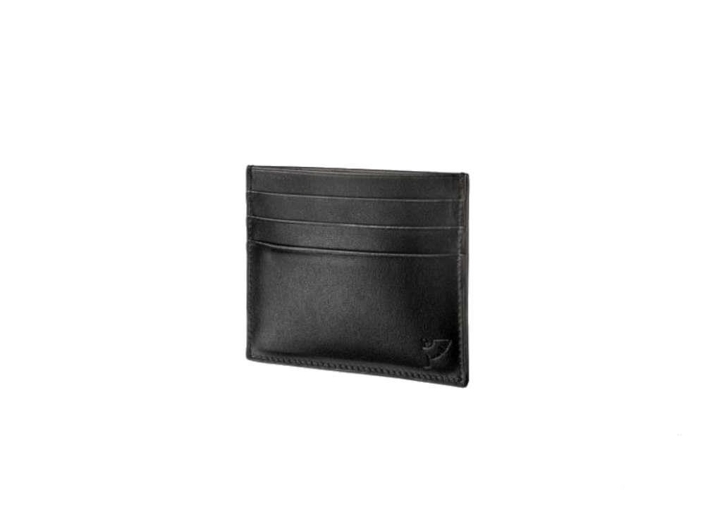 Tarjetero Tibaldi Leather, Piel, Algodón, Negro, 7 Tarjetas, LTM-CCC