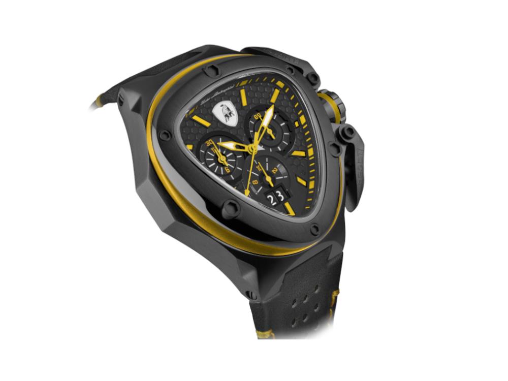 Reloj de Cuarzo Tonino Lamborghini Spyder X Amarillo, 53 mm, Cronógrafo, T9XE