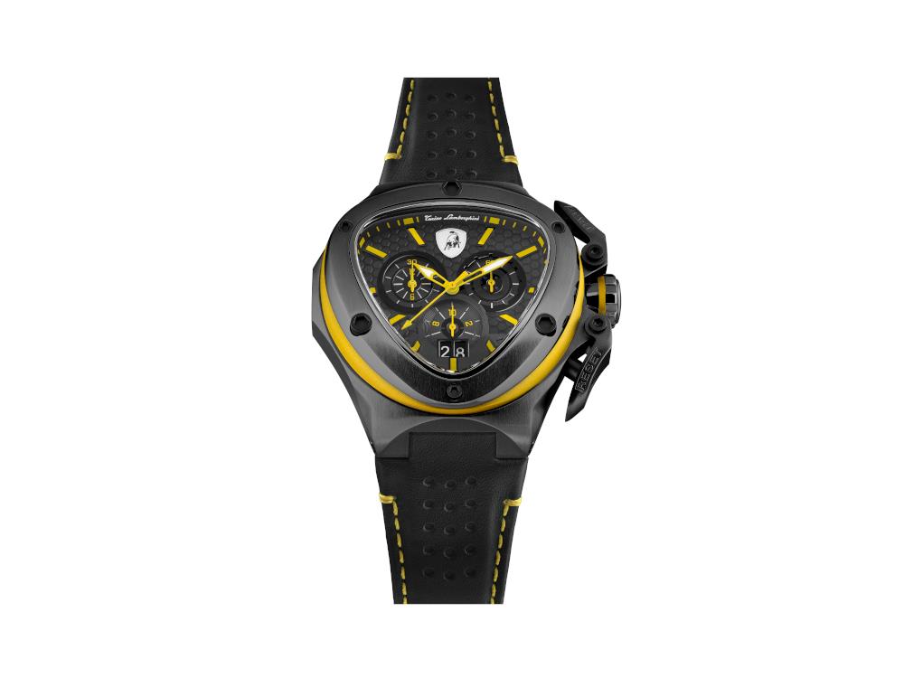 Reloj de Cuarzo Tonino Lamborghini Spyder X Amarillo, 53 mm, Cronógrafo, T9XE