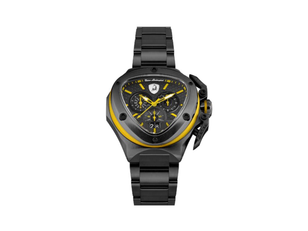 Reloj de Cuarzo Tonino Lamborghini Spyder X Amarillo, 53 mm, Cronógrafo, T9XE-B