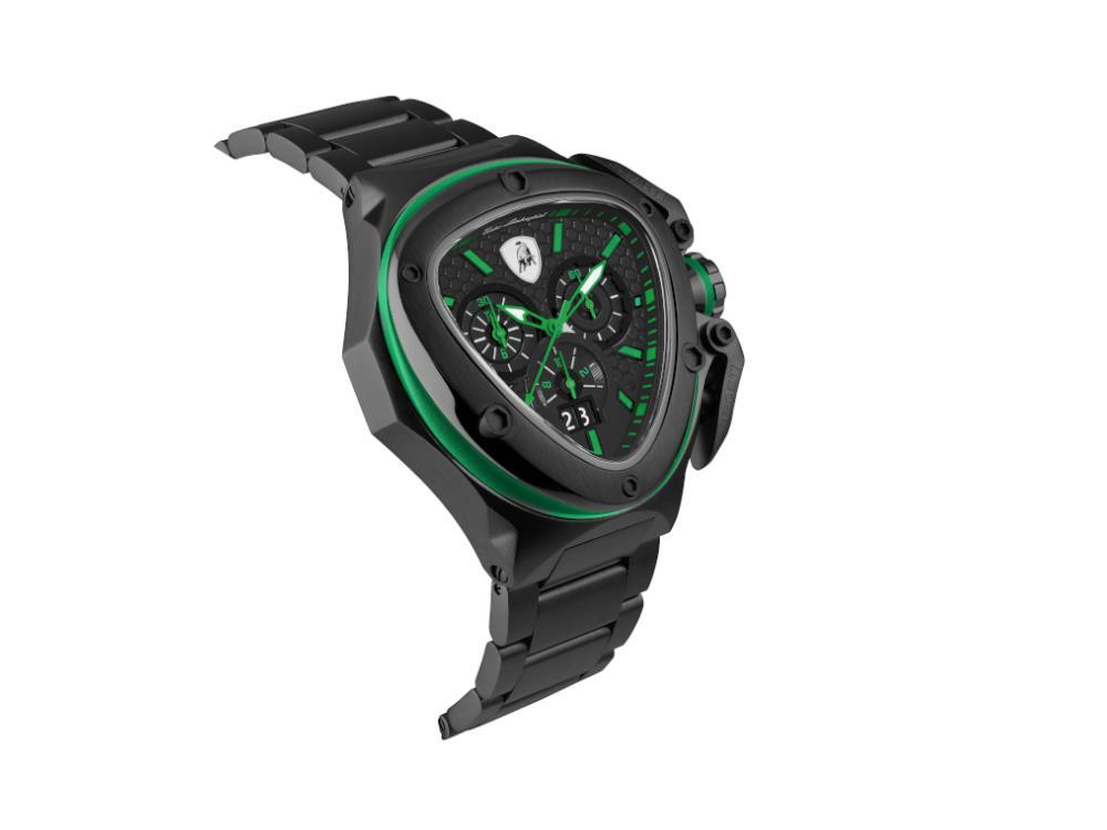 Reloj de Cuarzo Tonino Lamborghini Spyder X Verde, 53 mm, Cronógrafo, T9XF-B