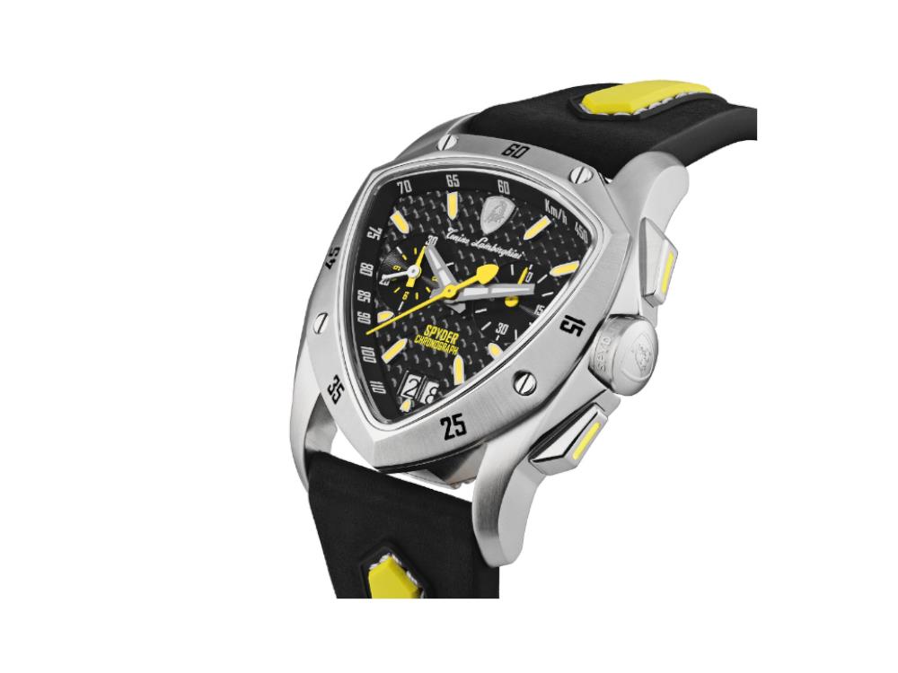 Reloj de Cuarzo Tonino Lamborghini New Spyder Yellow, 43 mm, Crono, TLF-A13-2