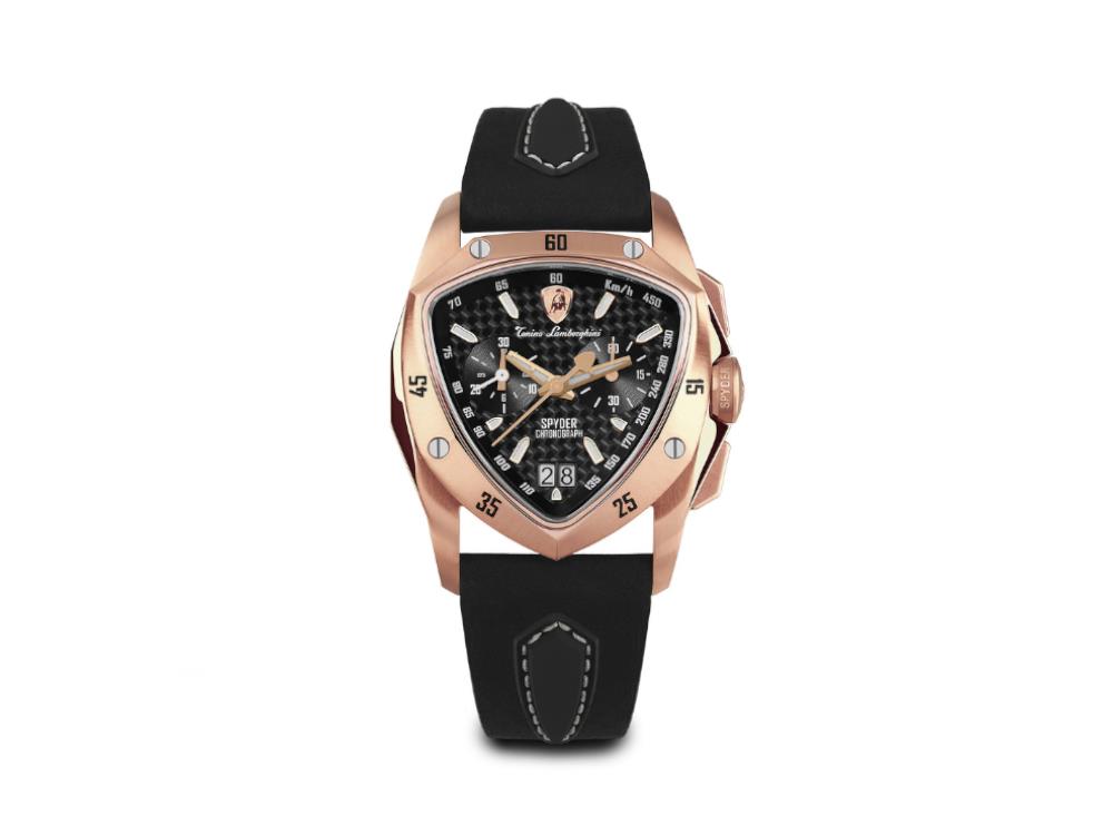 Reloj de Cuarzo Tonino Lamborghini New Spyder Rose Gold, 43 mm, Crono TLF-A13-8