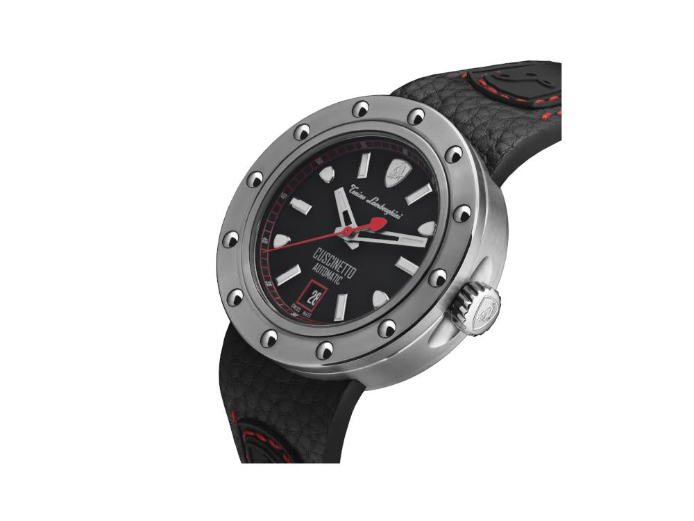 Reloj Automático Tonino Lamborghini Cuscinetto Rojo, Titanio, 42 mm, TLF-T01-2