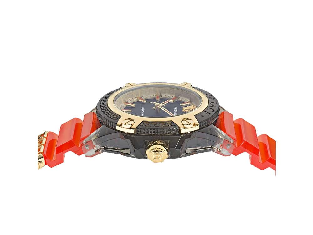 Reloj de Cuarzo Versace Icon Active Indiglo, Policarbonato, 43mm, VE6E00223