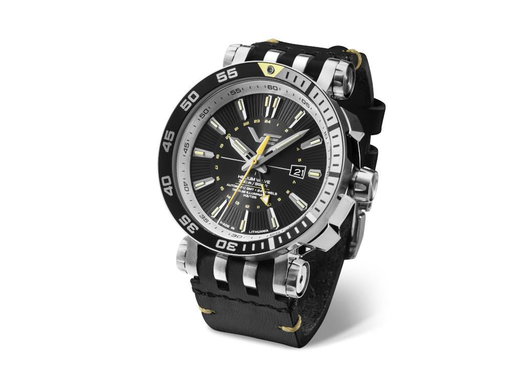 Reloj Automático Vostok Europe Energia II GMT, Negro, Ed Limitada, NH34-575A718