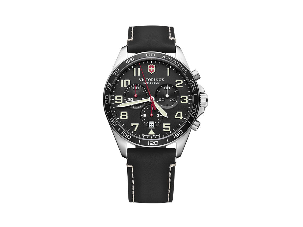 Reloj de Cuarzo Victorinox Fieldforce, Negro, 42 mm, Cronógrafo, V241852