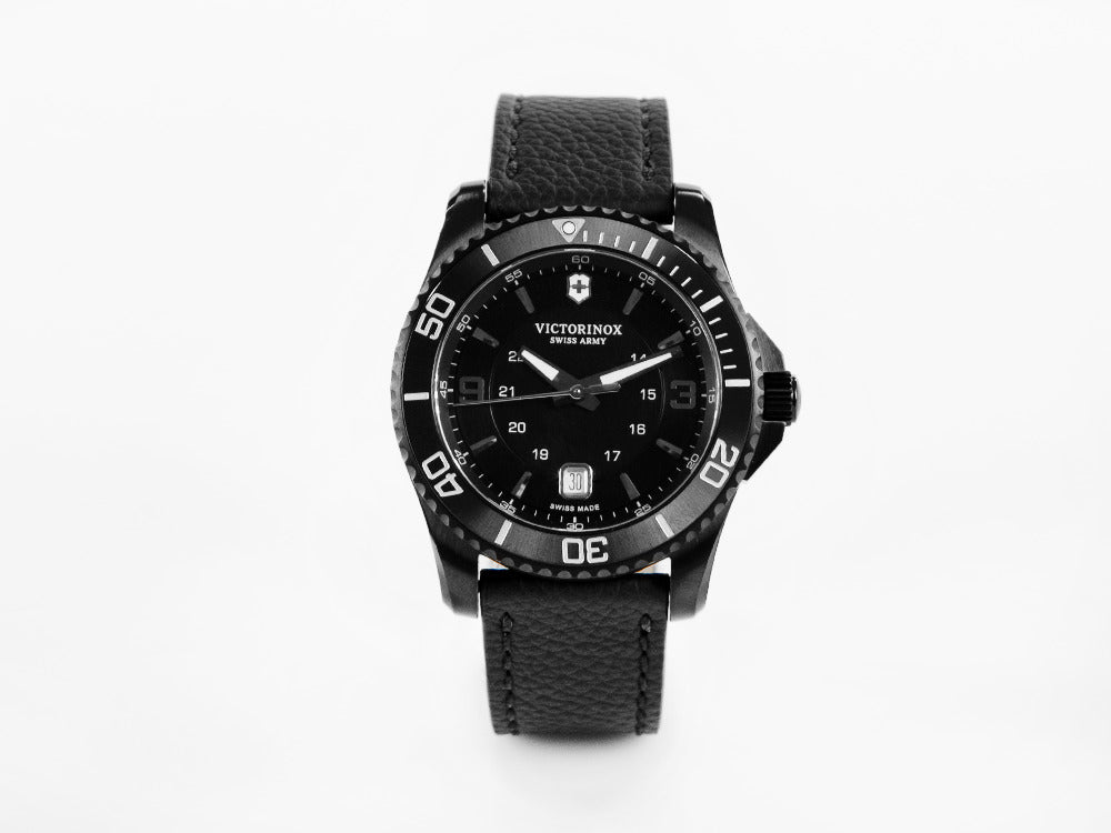 Reloj de Cuarzo Victorinox Maverick Black Edition, Acero, Negro, 43 mm, V241787