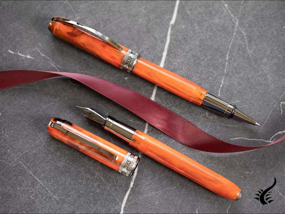 Roller Visconti Rembrandt-S Orange, Resina, Rutenio, Naranja, KP10-28-RB