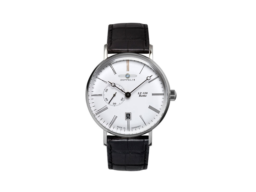 Reloj Automático Zeppelin LZ120 Rome, Blanco, 41 mm, Día, 7104-1